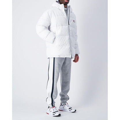 Champion White Polyester Jackets And Coat