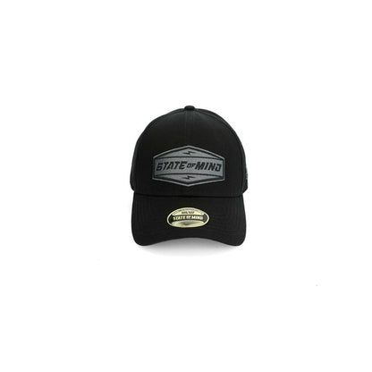 5TATE OF MIND Black Cotton Cap (Baseball Hat)