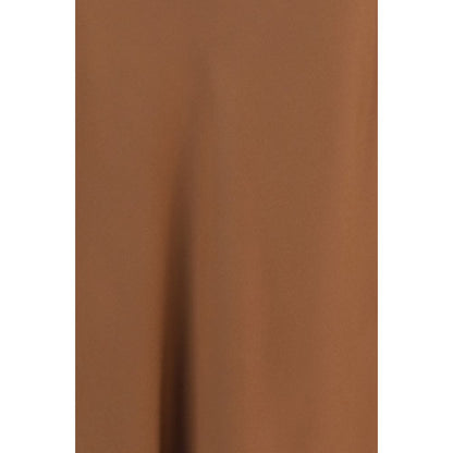 Skirt by Brunello Cucinelli for women in acetate & viscose brown & patterned features a sublime silhouette, showcasing the sublime design of the Women's Acetate & Viscose Midi Skirt in a sophisticated midi.
