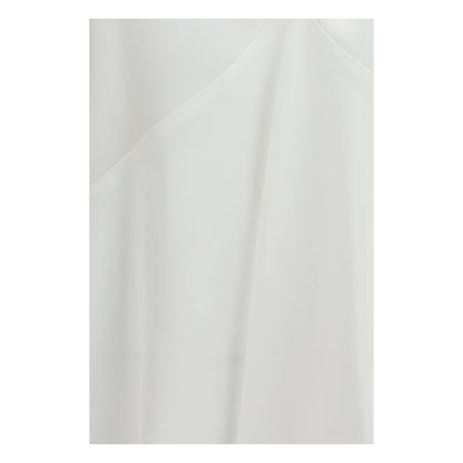 Blouse by Brunello Cucinelli for women in cotton satin white presents a discerning silhouette, showcasing a sophisticated and for a truly discerning finish.