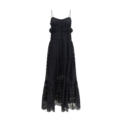 Marant Etoile Black Cotton Casual Dress