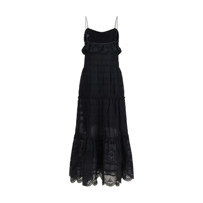 Marant Etoile Black Cotton Casual Dress