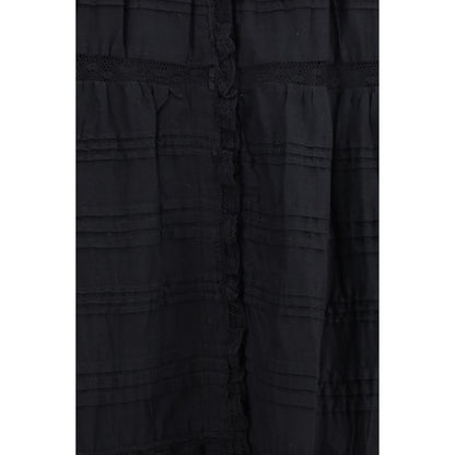 Marant Etoile Black Cotton Casual Dress