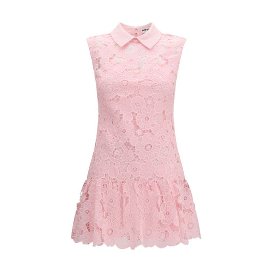 Dress by Self-Portrait for women in polyester multicolor & patterned presents a sinuous silhouette, showcasing a sophisticated and sleeveless detailed with a sinuous short mini for a refined finish.