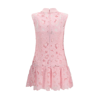 Dress by Self-Portrait for women in polyester multicolor & patterned features an cute silhouette, detailed with a and that elegantly flows into a cute short mini.