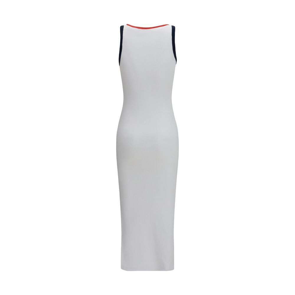 Dress by Fiorucci for women in cotton multicolor features an eye catching silhouette with a sophisticated , elegant , and a refined midi for a eye catching aesthetic.