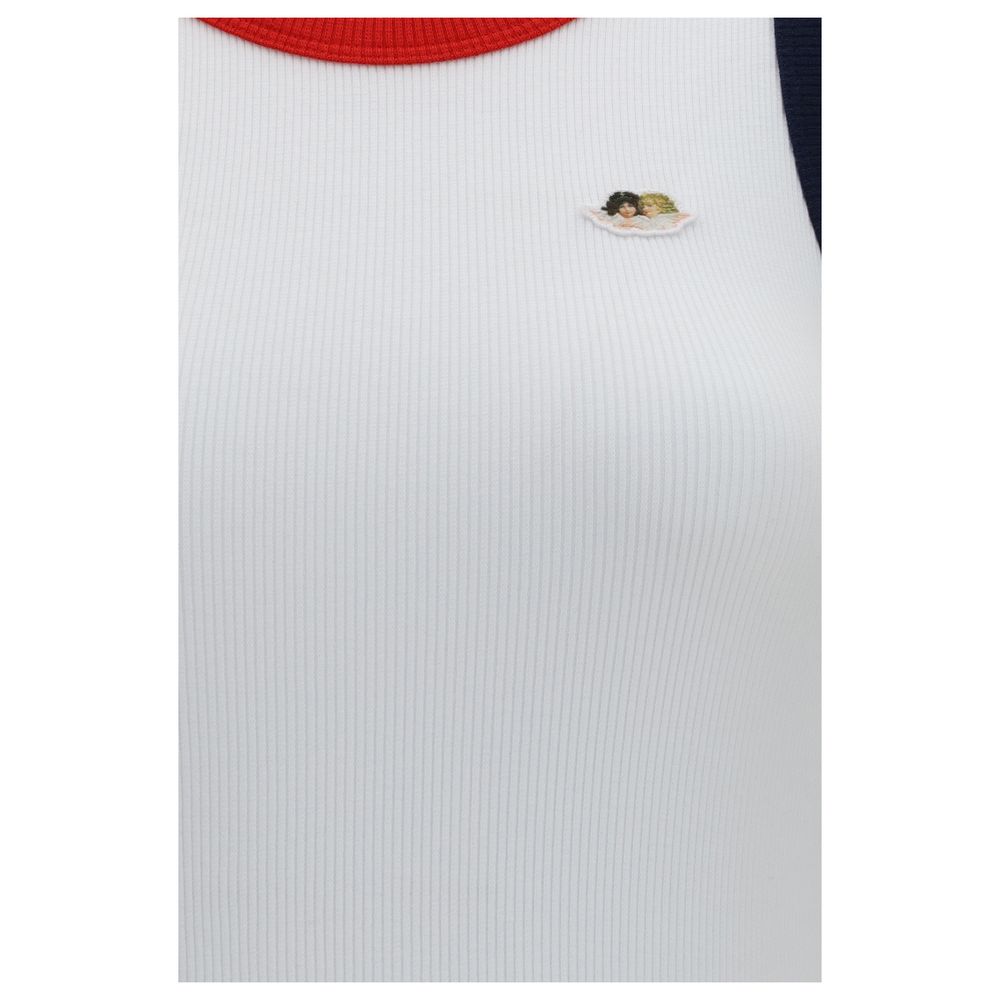Dress by Fiorucci for women in cotton multicolor features a dramatic silhouette, showcasing an elegant and that flows into a dramatic midi.