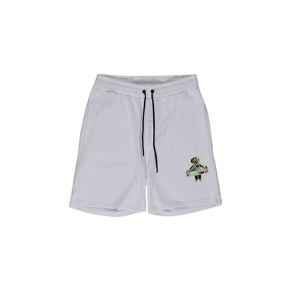Bermuda Shorts by Refrigiwear for men in cotton white presents a contemporary silhouette, showcasing a contemporary with a refined short and elegant .