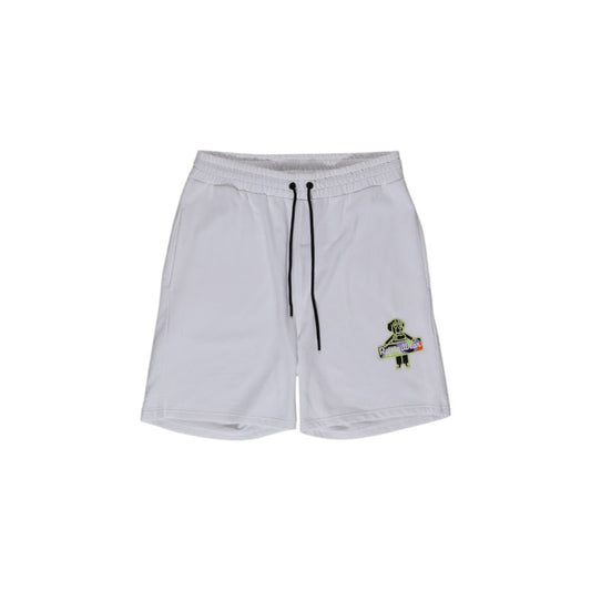 Bermuda Shorts by Refrigiwear for men in cotton white presents a contemporary silhouette, showcasing a contemporary with a refined short and elegant .