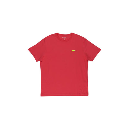 T-Shirt by Refrigiwear for men in cotton orange features an on trend silhouette, perfectly showcasing a on trend and crew neckline for an elevated aesthetic.