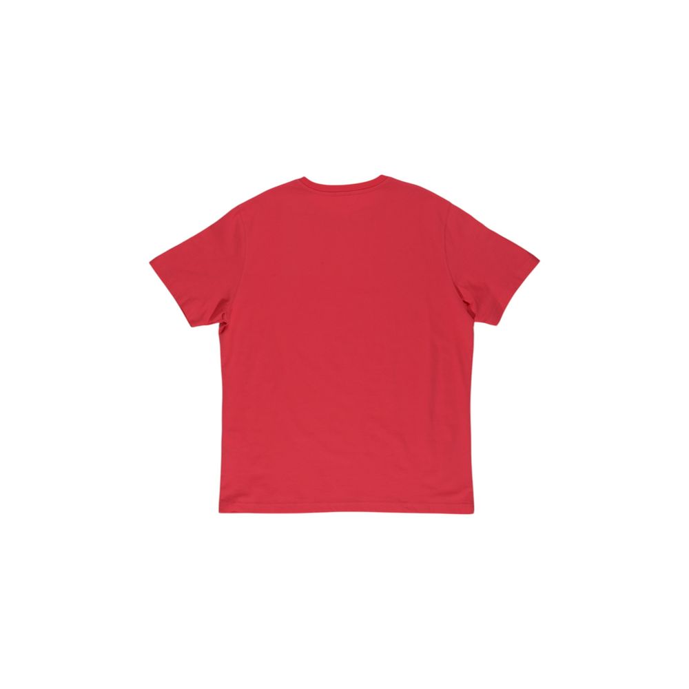 T-Shirt by Refrigiwear for men in cotton orange showcases a fashionable silhouette, elegantly detailed with a fashionable and for a sophisticated, high-fashion look.