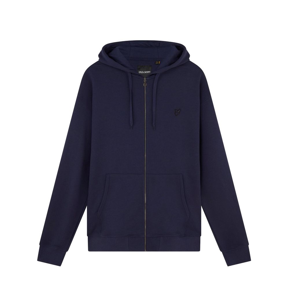 Hooded Hoodie by Refrigiwear for men in cotton & kangaroo blue features a edgy silhouette, detailed with a edgy hooded neckline and for a refined finish.
