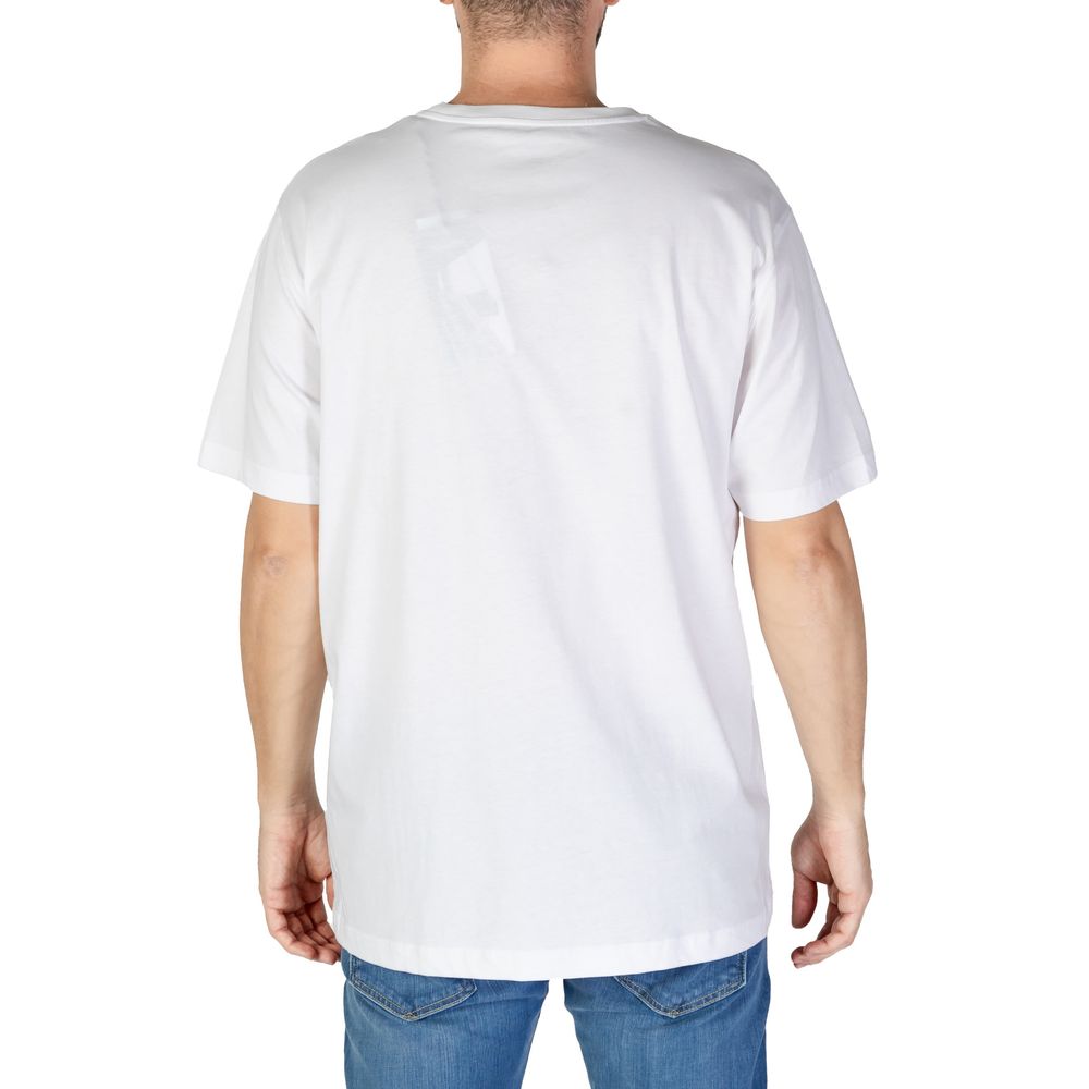 Activewear T-Shirt by Refrigiwear for men in cotton white features an contemporary design with breathable-design, a length, and a contemporary .