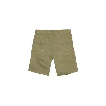 Bermuda Shorts by Refrigiwear for men in stretch cotton green features an nuanced silhouette, showcasing a nuanced with a short cut and for a sophisticated, premium finish.