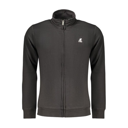 Sweatshirt by U.S. Grand Polo for men in cotton polyester black & print showcases a slouchy chic silhouette, artfully detailed with a slouchy chic and for a slouchy chic finish.