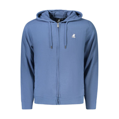 Hooded Sweatshirt Hoodie by U.S. Grand Polo for men in cotton polyester blue & print features an luminous silhouette, showcasing a sophisticated hooded neckline and for a truly luminous look.