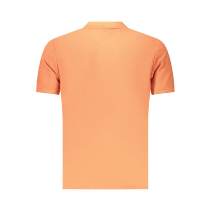 Polo Shirt by U.S. Grand Polo for men in cotton orange features a eye catching silhouette, showcasing a refined and for a eye catching finish.
