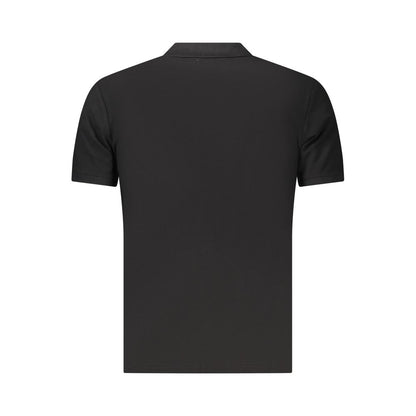 Polo Shirt by U.S. Grand Polo for men in cotton black presents a distinguished silhouette, showcasing a sophisticated and distinguished for a truly distinguished finish.