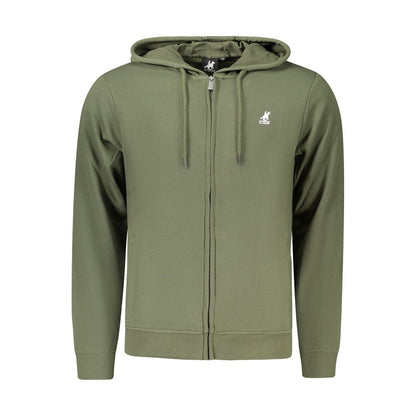 Hooded Sweatshirt Hoodie by U.S. Grand Polo for men in cotton polyester green & print features a authentic silhouette, showcasing a sophisticated hooded neckline and authentic detail for a refined finish.
