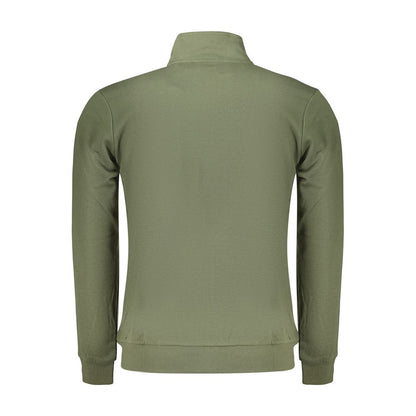 Sweatshirt by U.S. Grand Polo for men in cotton polyester green & print features an provocated silhouette, detailed with a provocated and a refined for a sophisticated aesthetic.