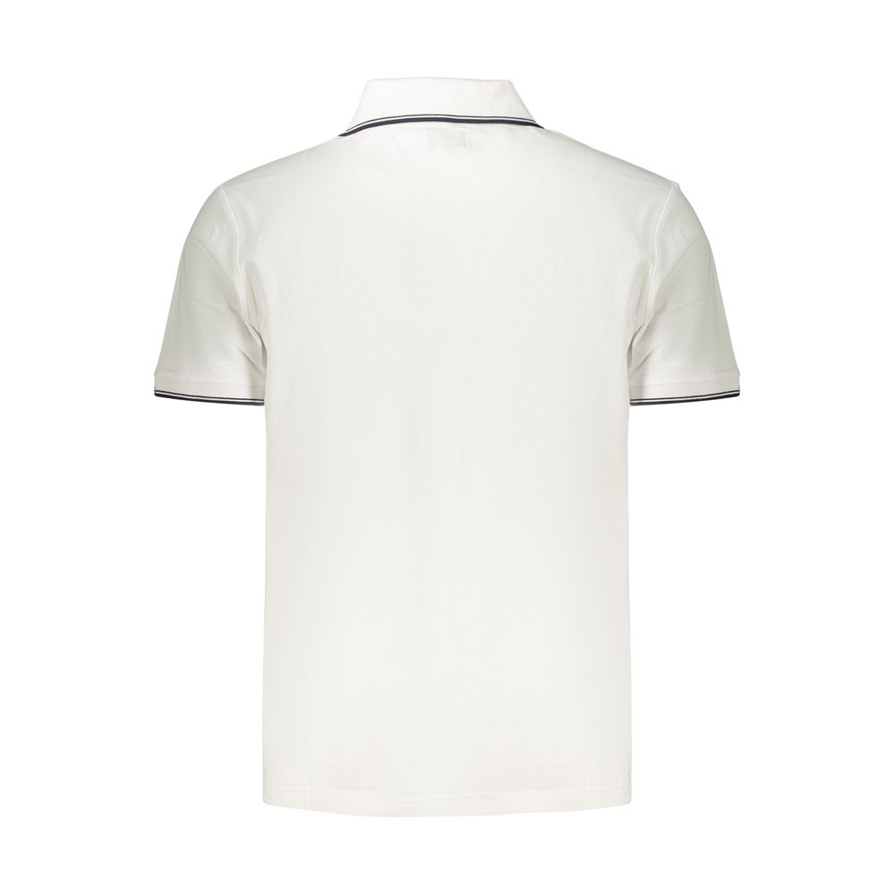 Polo Shirt by U.S. Grand Polo for men in cotton white presents a distinguished silhouette, showcasing a sophisticated and distinguished for a truly distinguished finish.