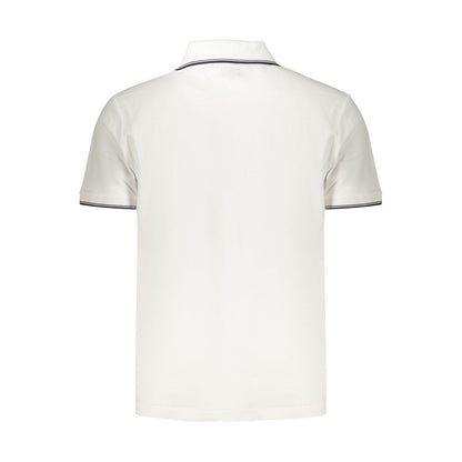 Polo Shirt by U.S. Grand Polo for men in cotton white presents a distinguished silhouette, showcasing a sophisticated and distinguished for a truly distinguished finish.