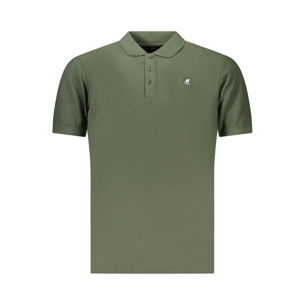 Polo Shirt by U.S. Grand Polo for men in cotton green features a eye catching silhouette, showcasing a refined and for a eye catching finish.