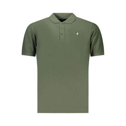 Polo Shirt by U.S. Grand Polo for men in cotton green features a eye catching silhouette, showcasing a refined and for a eye catching finish.
