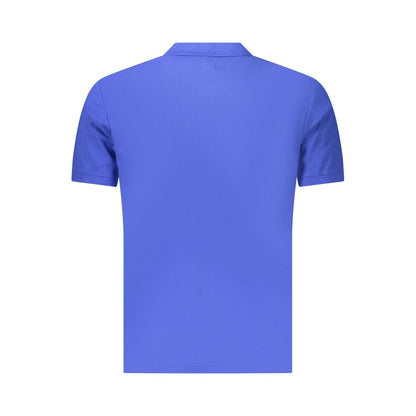 Polo Shirt by U.S. Grand Polo for men in cotton blue presents a sleek silhouette, featuring a refined and for a sleek finish.