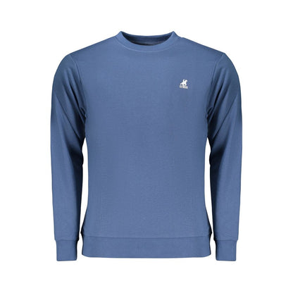 Sweatshirt by U.S. Grand Polo for men in cotton polyester blue & print features an magnificent silhouette, showcasing a sophisticated crew neckline and detail for a truly magnificent finish.