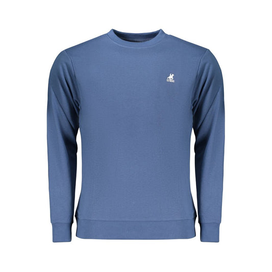 Sweatshirt by U.S. Grand Polo for men in cotton polyester blue & print features an magnificent silhouette, showcasing a sophisticated crew neckline and detail for a truly magnificent finish.