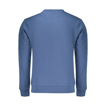 Sweatshirt by U.S. Grand Polo for men in cotton polyester blue & print features an enviable silhouette, showcasing a premium and refined crew neckline for a truly enviable finish.