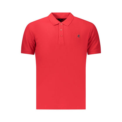 Polo Shirt by U.S. Grand Polo for men in cotton red presents a distinguished silhouette, showcasing a sophisticated and distinguished for a truly distinguished finish.