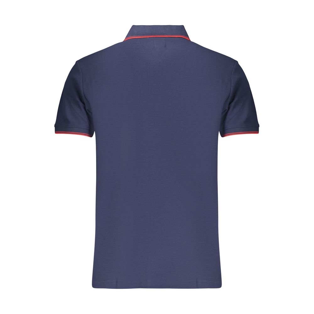 Polo Shirt by U.S. Grand Polo for men in cotton blue features a eye catching silhouette, showcasing a refined and for a eye catching finish.