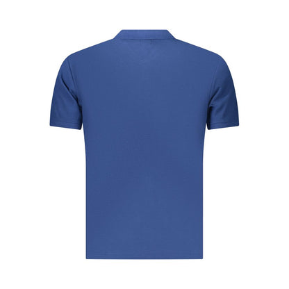 Polo Shirt by U.S. Grand Polo for men in cotton blue & print showcases a enviable silhouette, featuring a refined and for a enviable finish.