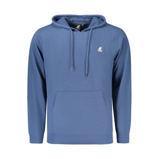 Hooded Sweatshirt Hoodie by U.S. Grand Polo for men in cotton polyester blue & print features a edgy silhouette, detailed with a edgy hooded neckline and for a refined finish.