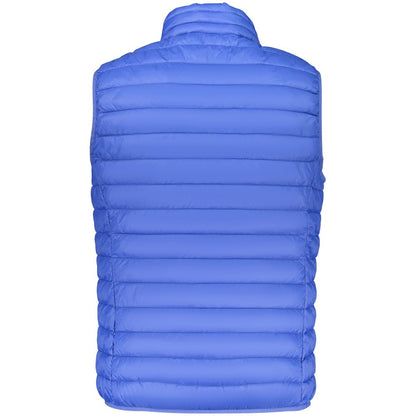 Vest by Norway 1963 for men in polyester blue features an contemporary silhouette, showcasing refined pockets and a contemporary for a sophisticated layered look.