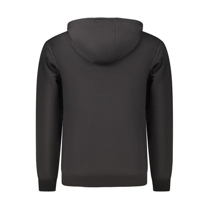 Hooded Sweatshirt Hoodie by U.S. Grand Polo for men in cotton polyester black & print features a edgy silhouette, detailed with a edgy hooded neckline and for a refined finish.