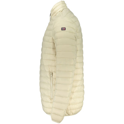 Windbreaker Jacket by Norway 1963 for men in polyamide beige features an stylish silhouette, showcasing a sophisticated and performance-driven pockets & windproof for a premium, stylish look.