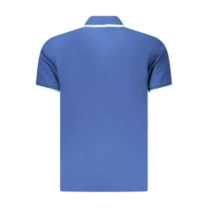 Polo Shirt by U.S. Grand Polo for men in cotton blue & print showcases a enviable silhouette, featuring a refined and for a enviable finish.