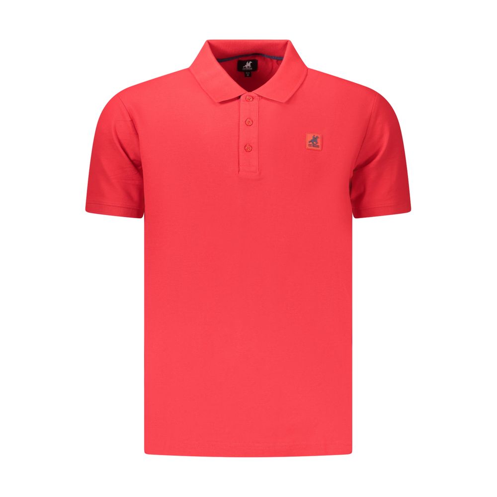 Polo Shirt by U.S. Grand Polo for men in cotton red presents a crisp silhouette, artfully detailed with a crisp and crisp .