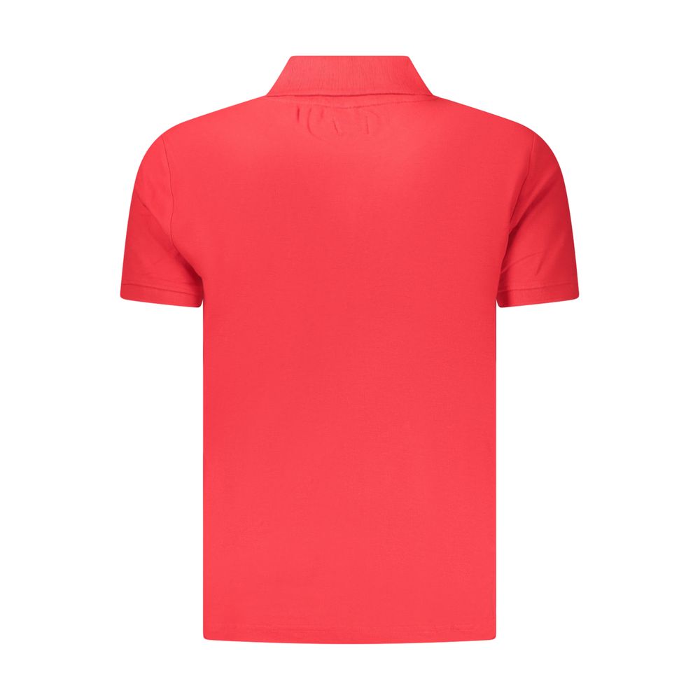 This Polo Shirt by U.S. Grand Polo for men in cotton red presents a flawless silhouette, showcasing flawless detailing and a refined for a truly flawless aesthetic.