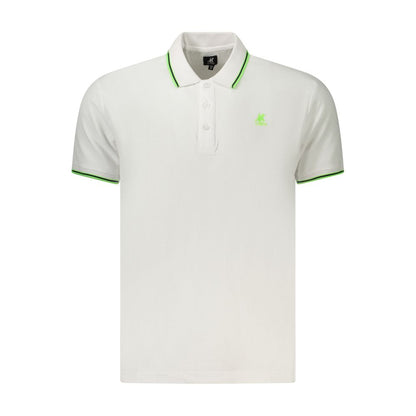 Polo Shirt by U.S. Grand Polo for men in cotton white & print presents a crisp silhouette, artfully detailed with a crisp and crisp .