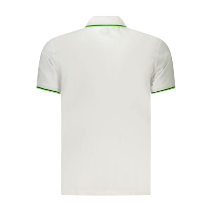 Polo Shirt by U.S. Grand Polo for men in cotton white & print presents a sleek silhouette, featuring a refined and for a sleek finish.