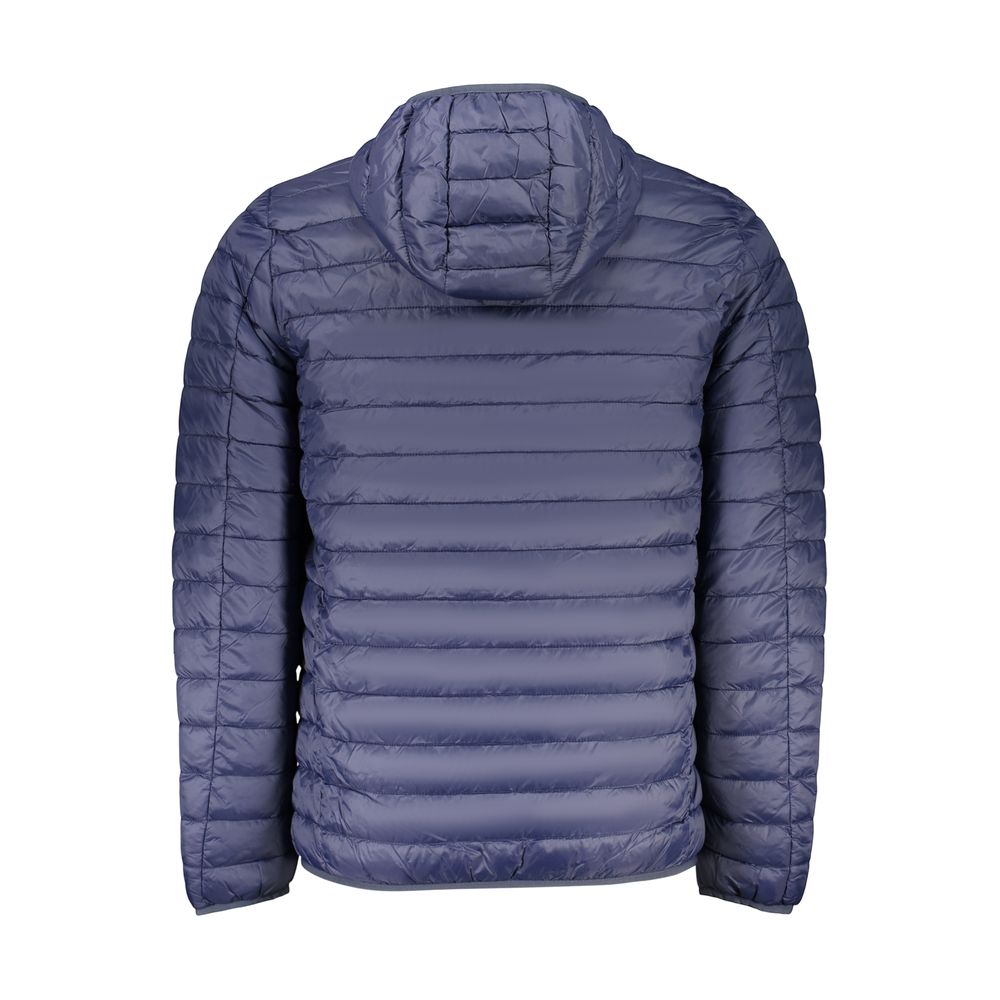 Hooded Windbreaker Jacket by Norway 1963 for men in polyamide blue features an enduring silhouette, showcasing technical pockets, hooded & windproof and a sophisticated hooded neckline for a truly enduring aesthetic.