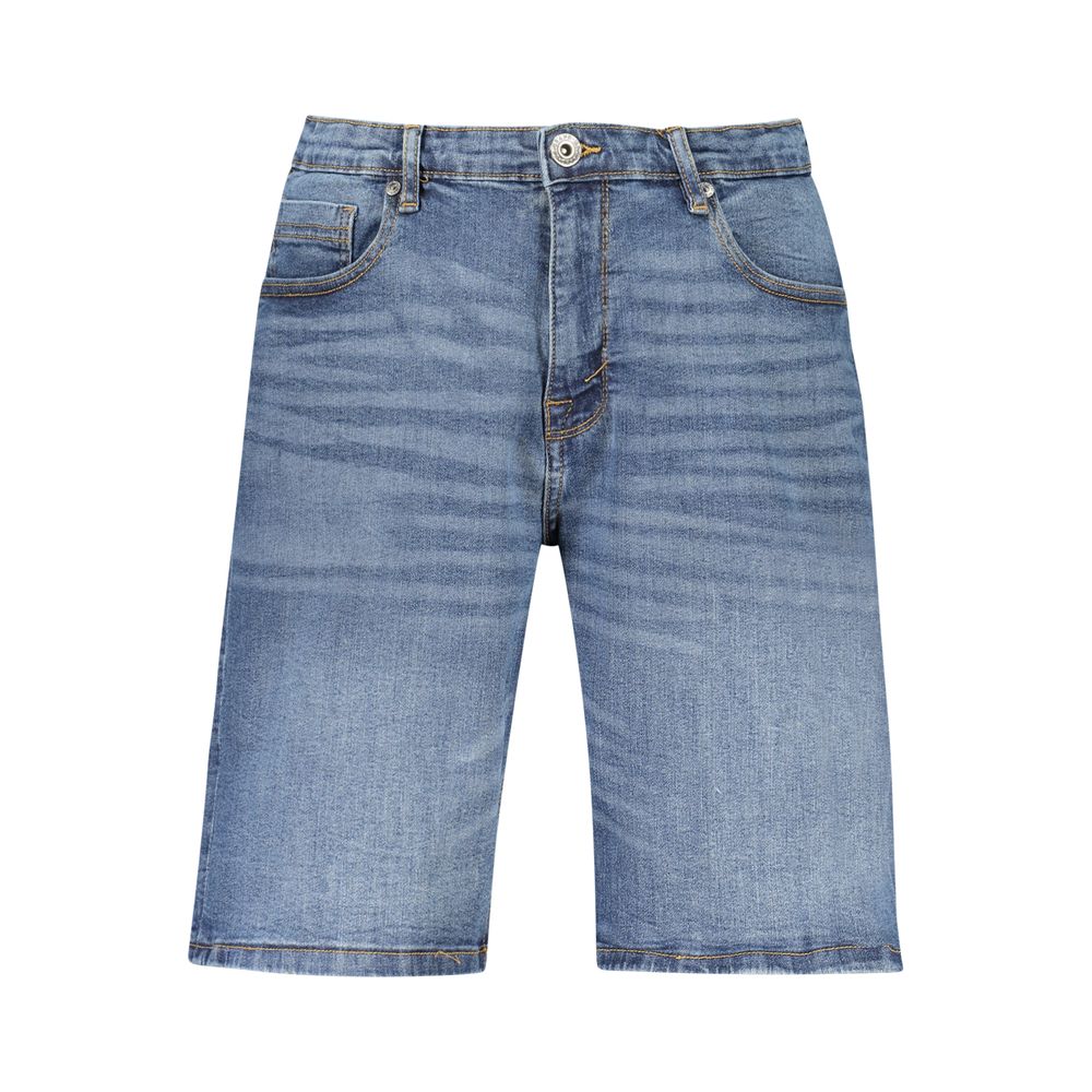 U.S. Grand Polo Men's Stretch Cotton Short Trousers - Blue Signature