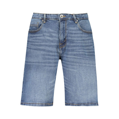 U.S. Grand Polo Men's Stretch Cotton Short Trousers - Blue Signature