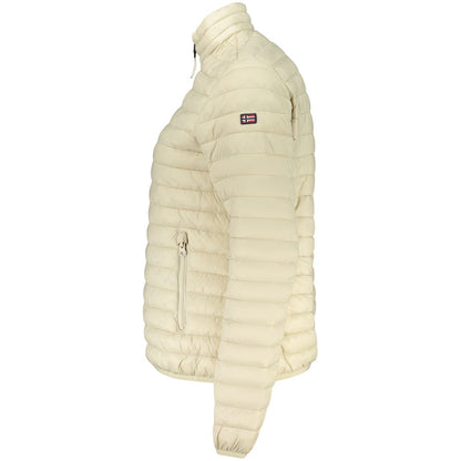 Overcoat by Norway 1963 for women in polyamide beige features a contemporary silhouette showcasing a contemporary and refined pockets for a sophisticated finish.