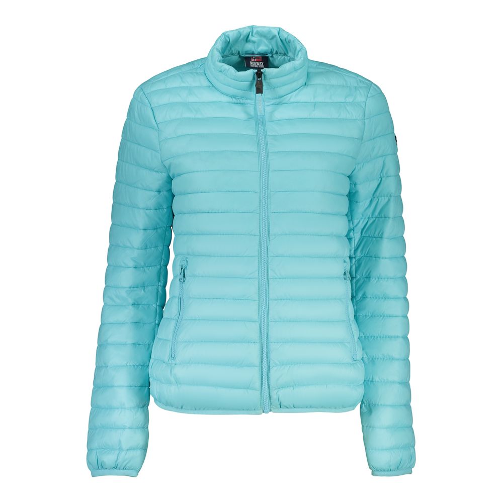 Windbreaker Jacket by Norway 1963 for women in polyamide blue features an enduring silhouette, showcasing technical pockets & windproof and a sophisticated for a truly enduring aesthetic.