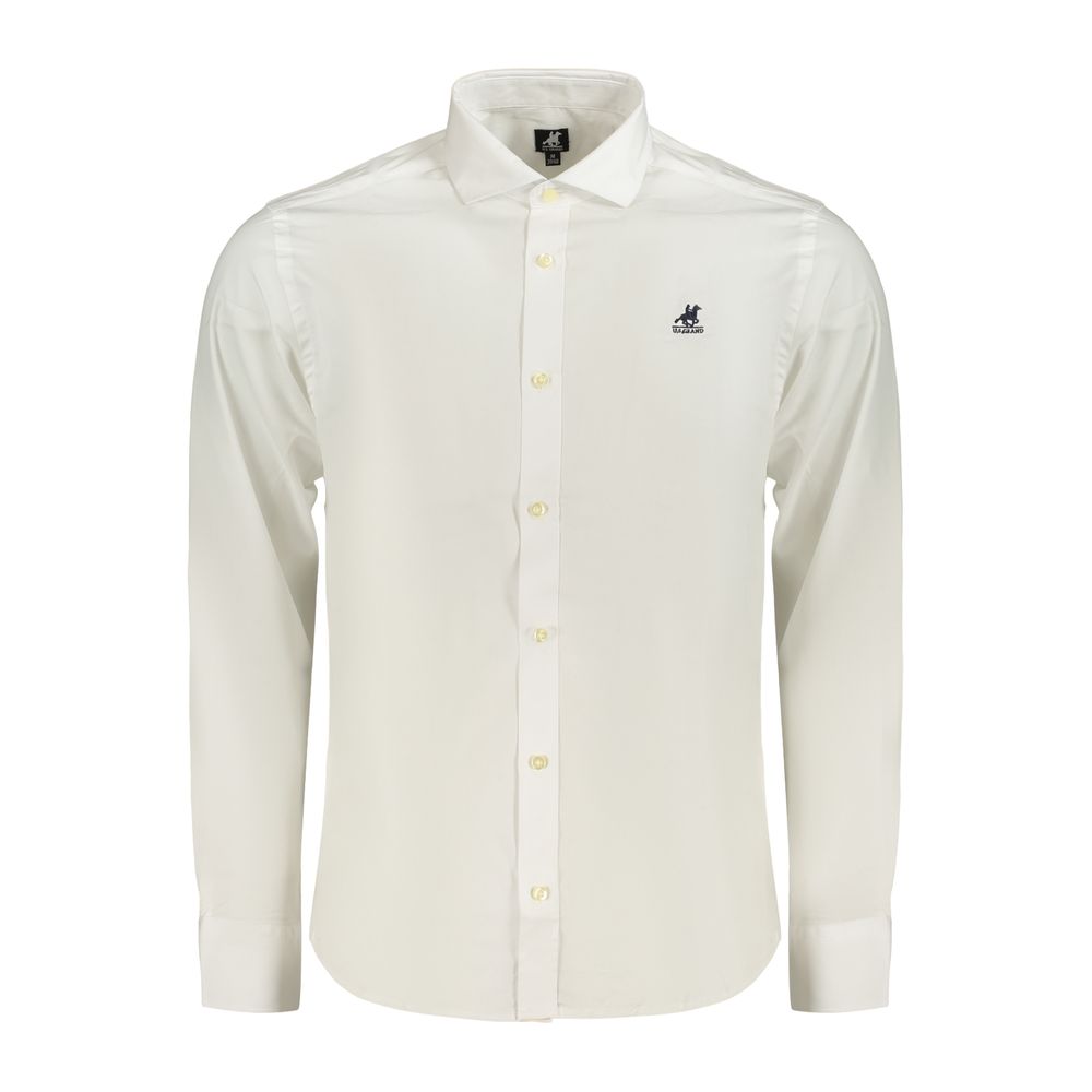 Dress Shirt by U.S. Grand Polo for men in cotton white showcases a sublime silhouette, artfully detailed with a sublime and for a sophisticated, sublime finish.